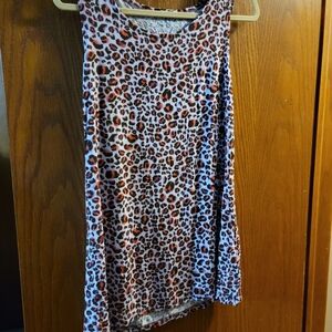 LOGO animal print tank top. Sz L.